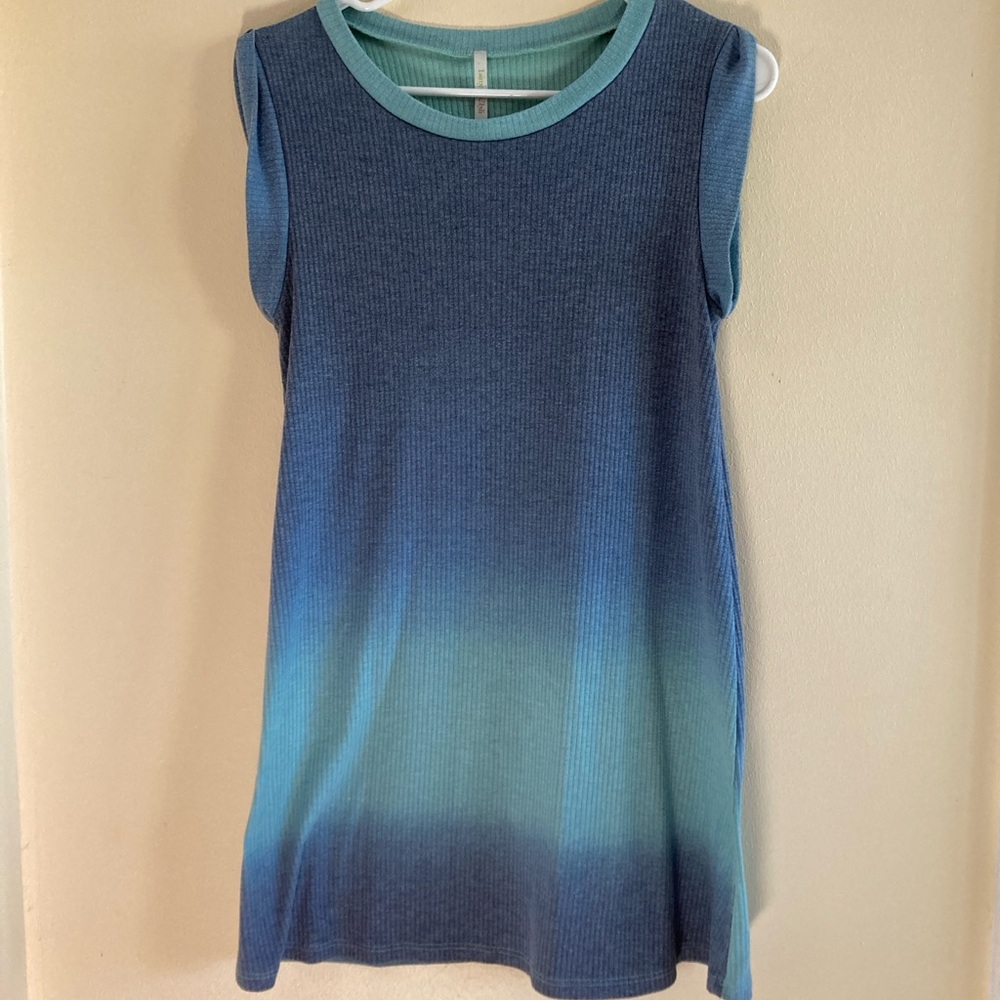 Lime & Chili - Blue Ombre Sleeveless Dress